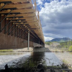 Bridge Drain Pipe install, Yukon